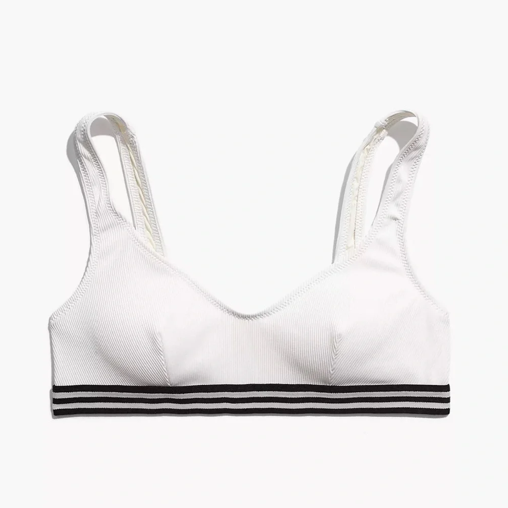 NWT Solid & Striped Katie Bikini Top